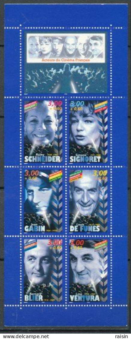 France 1998 Carnet Personnages Célèbres  Neuf Non Plié - Personaggi