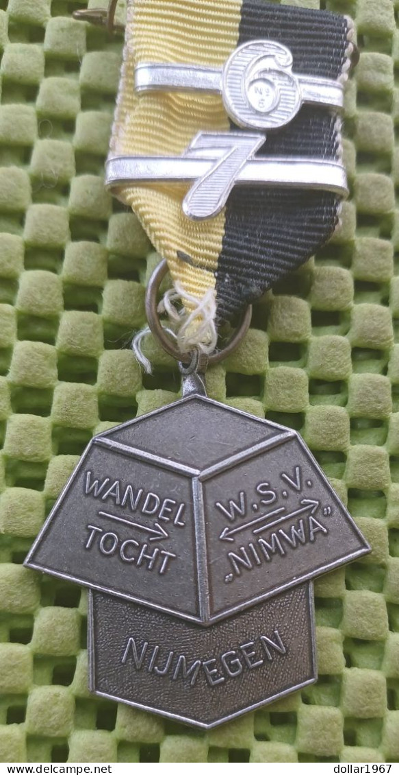 Medaille - Nijmegen , Wandeltocht - W.S.V. Nimwa Nijmegen .-  Original Foto  !!  Medallion  Dutch - Otros & Sin Clasificación