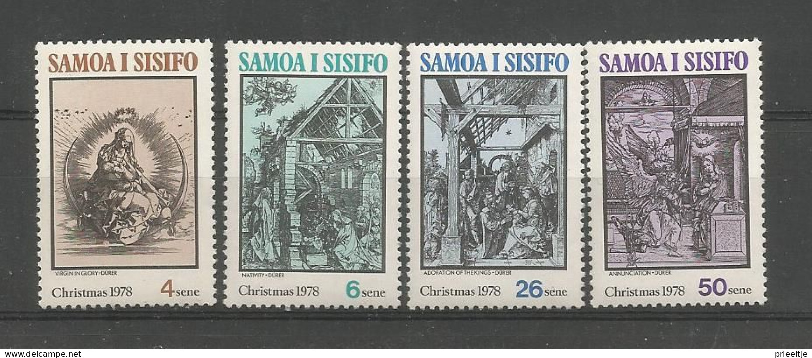 Samoa 1978 Christmas  Y.T. 428/431  ** - Samoa
