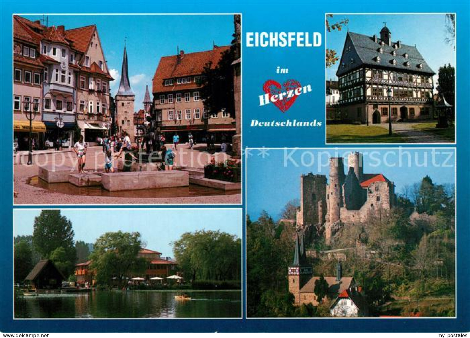 73263877 Eichsfeld Duderstadt Marktplatz Seeburger See Gieboldehausen Burg Hanst - Duderstadt