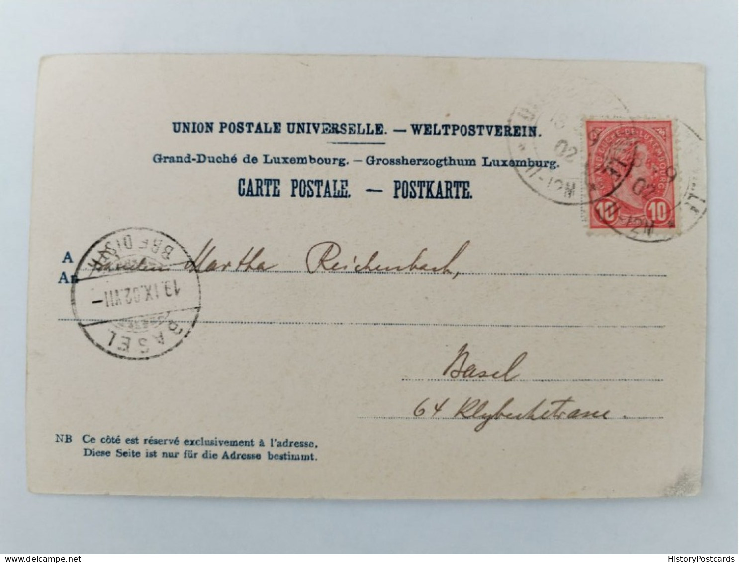 Luxembourg, Vue Generale Prise Du"Fetchenhof",  Luxemburg 1902 - Luxembourg - Ville