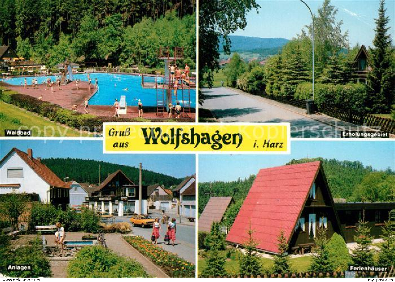 73263691 Wolfshagen Harz Waldbad Anlagen Ferienhaeuser Erholungsgebiet Wolfshage - Langelsheim