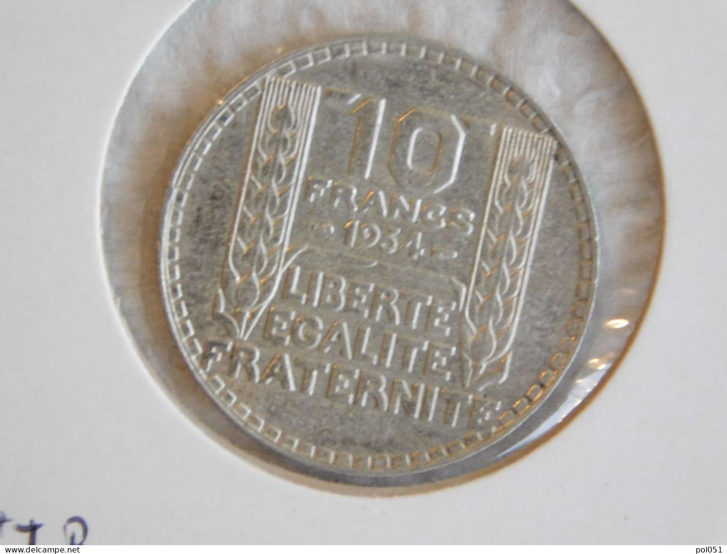 France 10 Francs 1934 TURIN (944) Argent Silver - 10 Francs