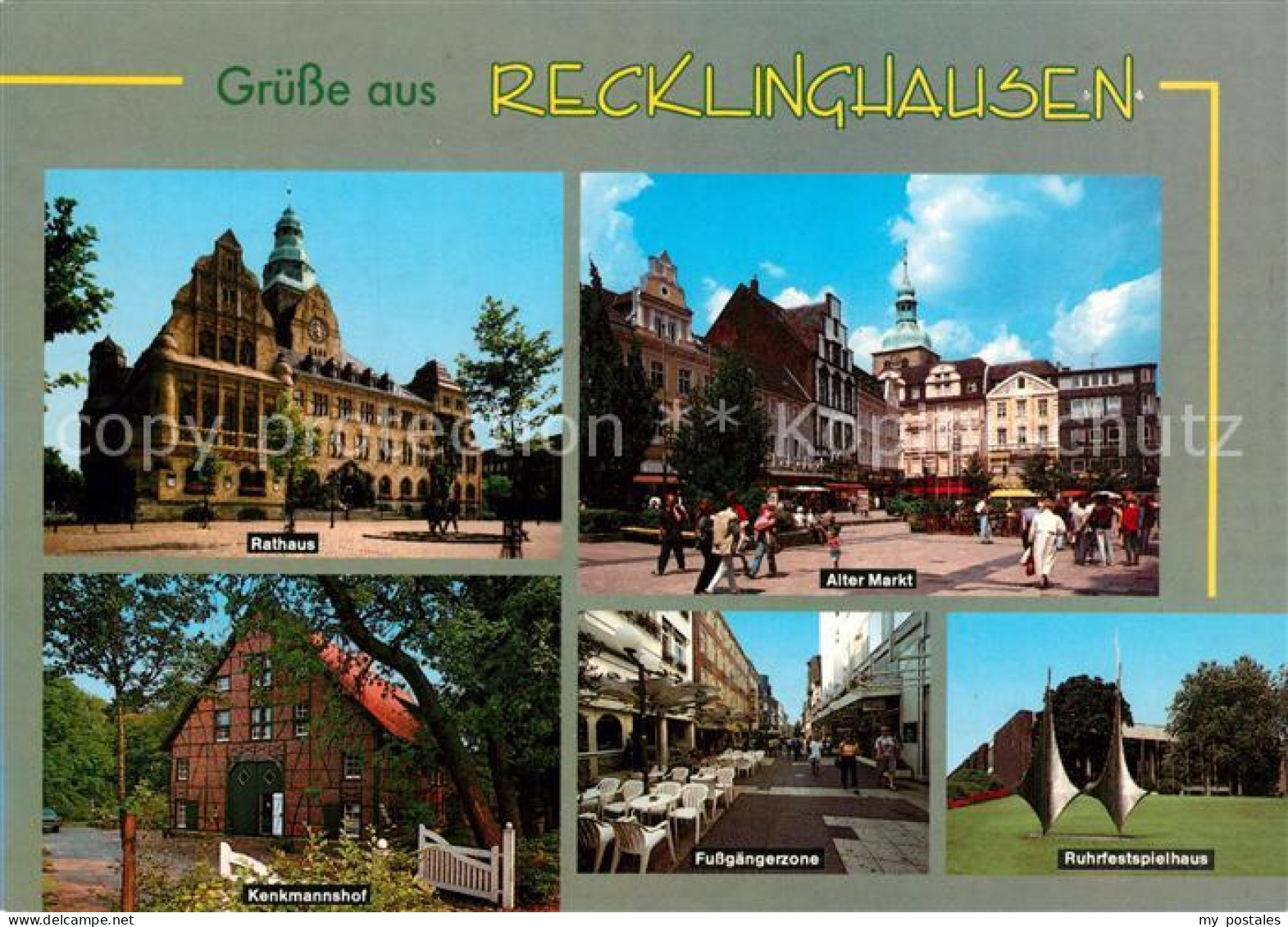 73262703 Recklinghausen Westfalen Rathaus Alter-Markt Kenkmannshof Ruhrfestspiel - Recklinghausen