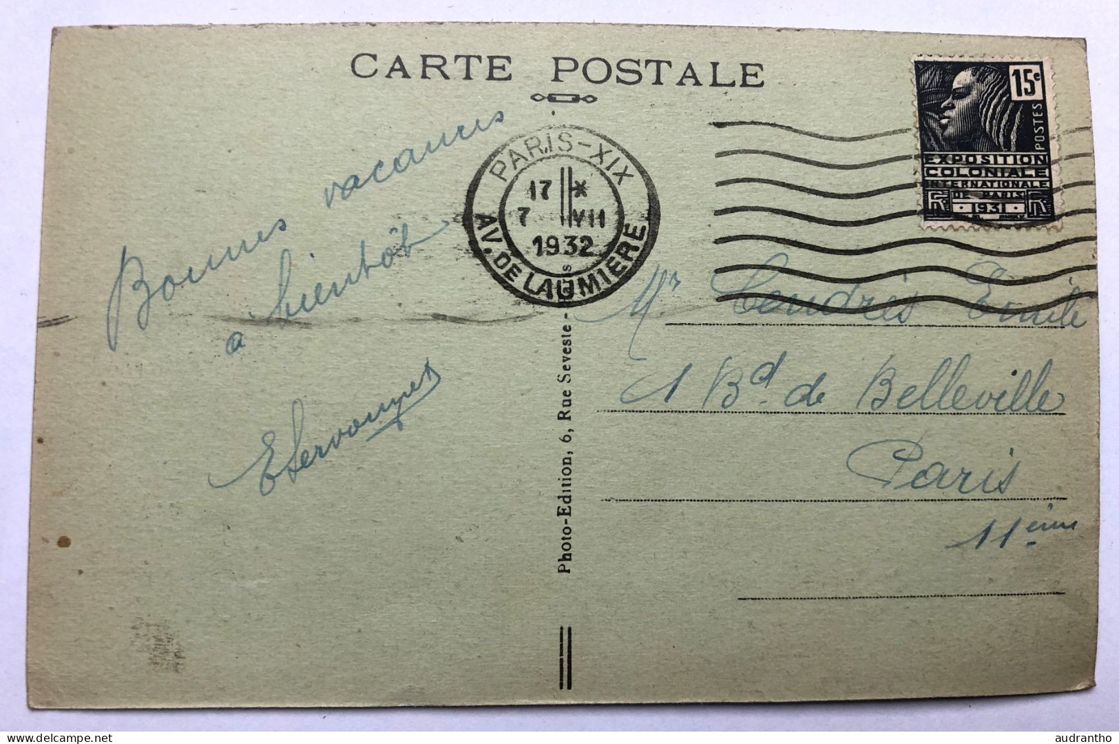 CPA 77 MITRY-MORY - Lotissement - Vue Générale - 1932 - Mitry Mory