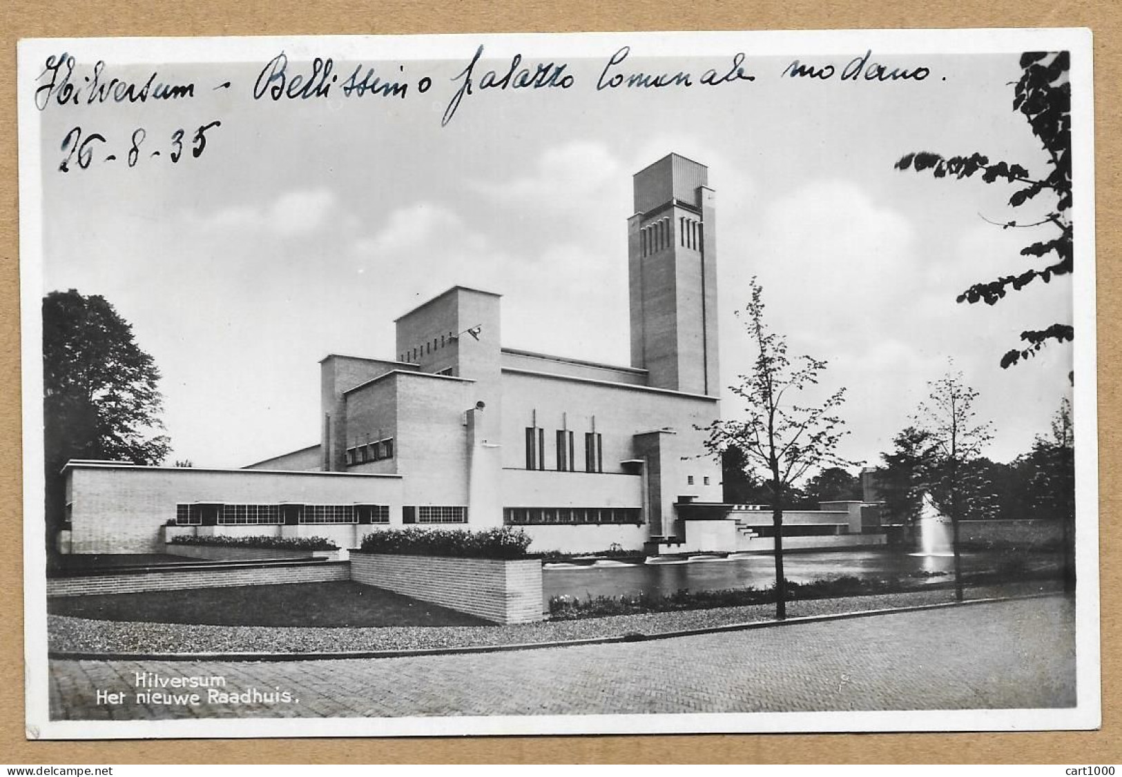 HILVERSUM HETNIEUWE RAADHUIS 1935 N°H316 - Hilversum
