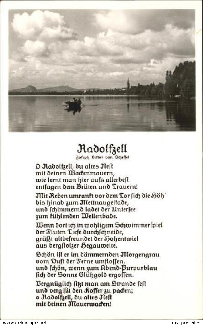 72488302 Radolfzell Bodensee Boot Gedicht  Radolfzell - Radolfzell