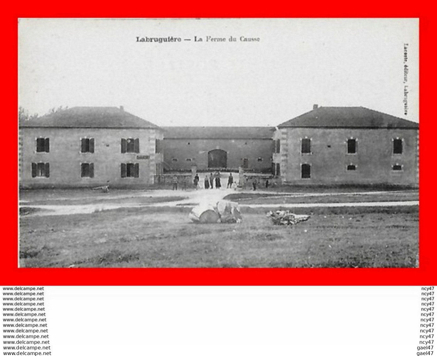 CPA (81)  LABRUGUIERE.  La Ferme Du Causse, Animé...S2369 - Labruguière