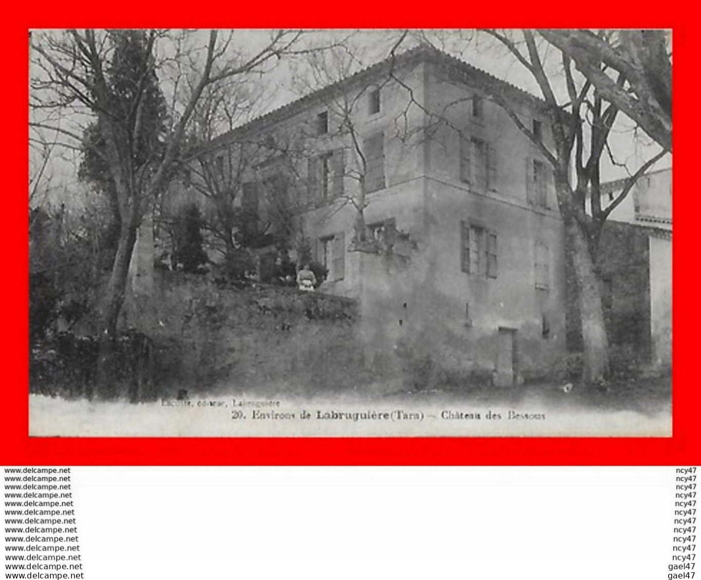 CPA (81) LABRUGUIERE Environs. Château Des Bessous, Animé...S2361 - Labruguière