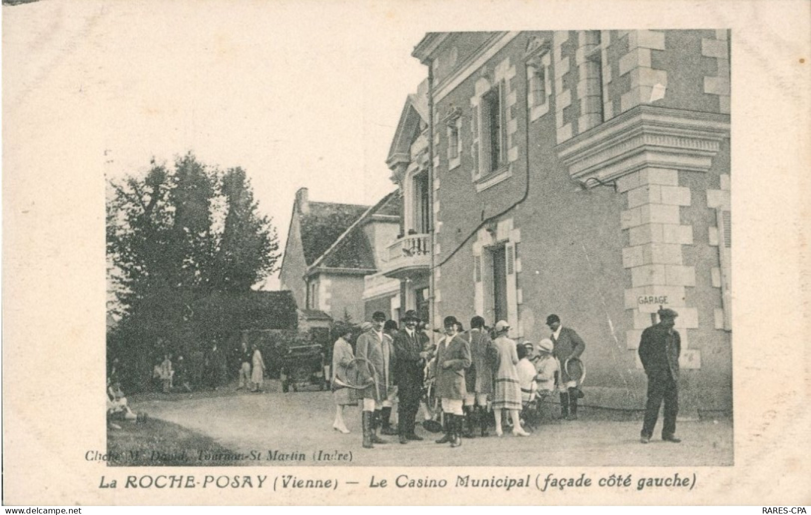 86 LA ROCHE POSAY - LE CASINO MUNICIPAL (FACADE COTE GAUCHE) - La Roche Posay