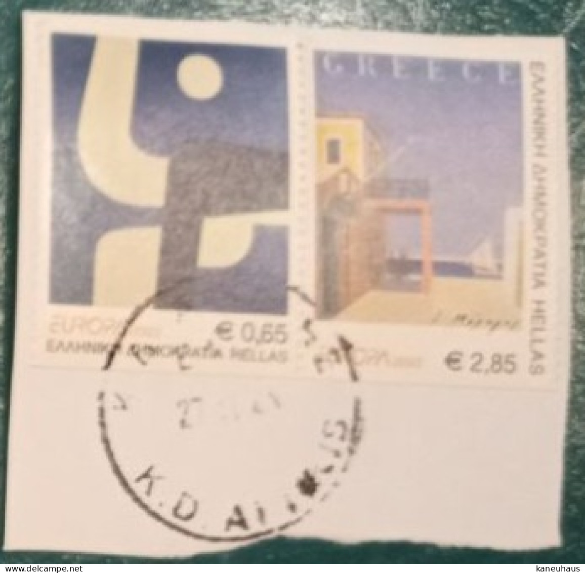 2003 Michel Nr. 2150/2151C Waagerechtes Paar Gestempelt - Used Stamps