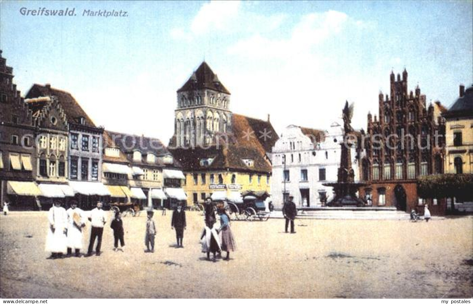 72486957 Greifswald Marktplatz Historische Ansicht Museum Der Hansestadt Repro G - Greifswald