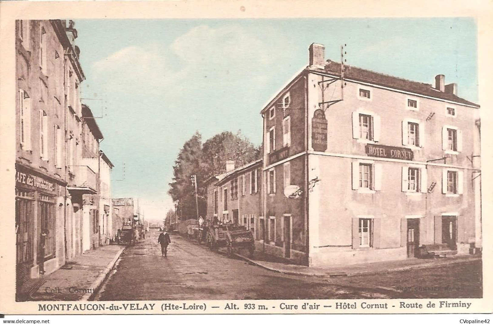 MONTFAUCON-du-VELAY (43) Hôtel CORNUT - Route De Firminy - Montfaucon En Velay