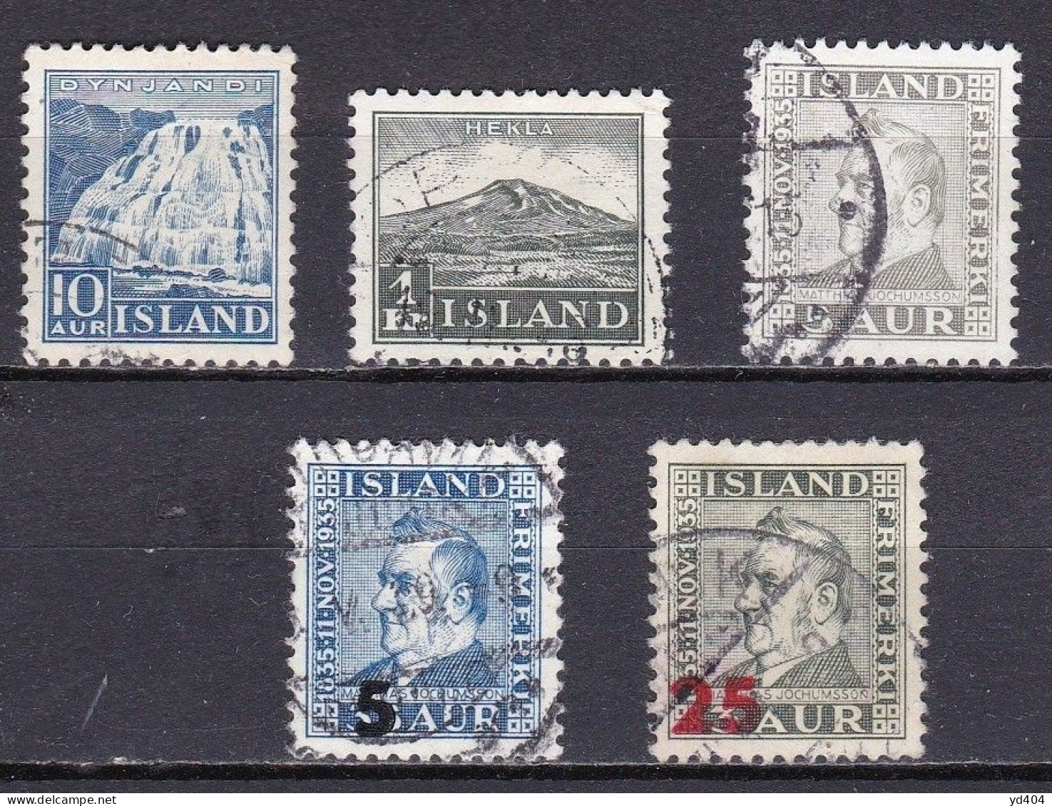 IS037 – ISLANDE – ICELAND – 1935-39 – USED LOT – SG # 214261 CV 6 € - Usados