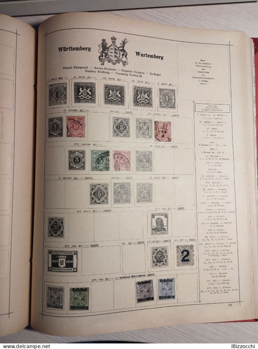 Schaubek album 27. Auflage in ottime condizioni con circa 2000 francobolli mondiali tutti diversi e ante 1925 - AFFARE