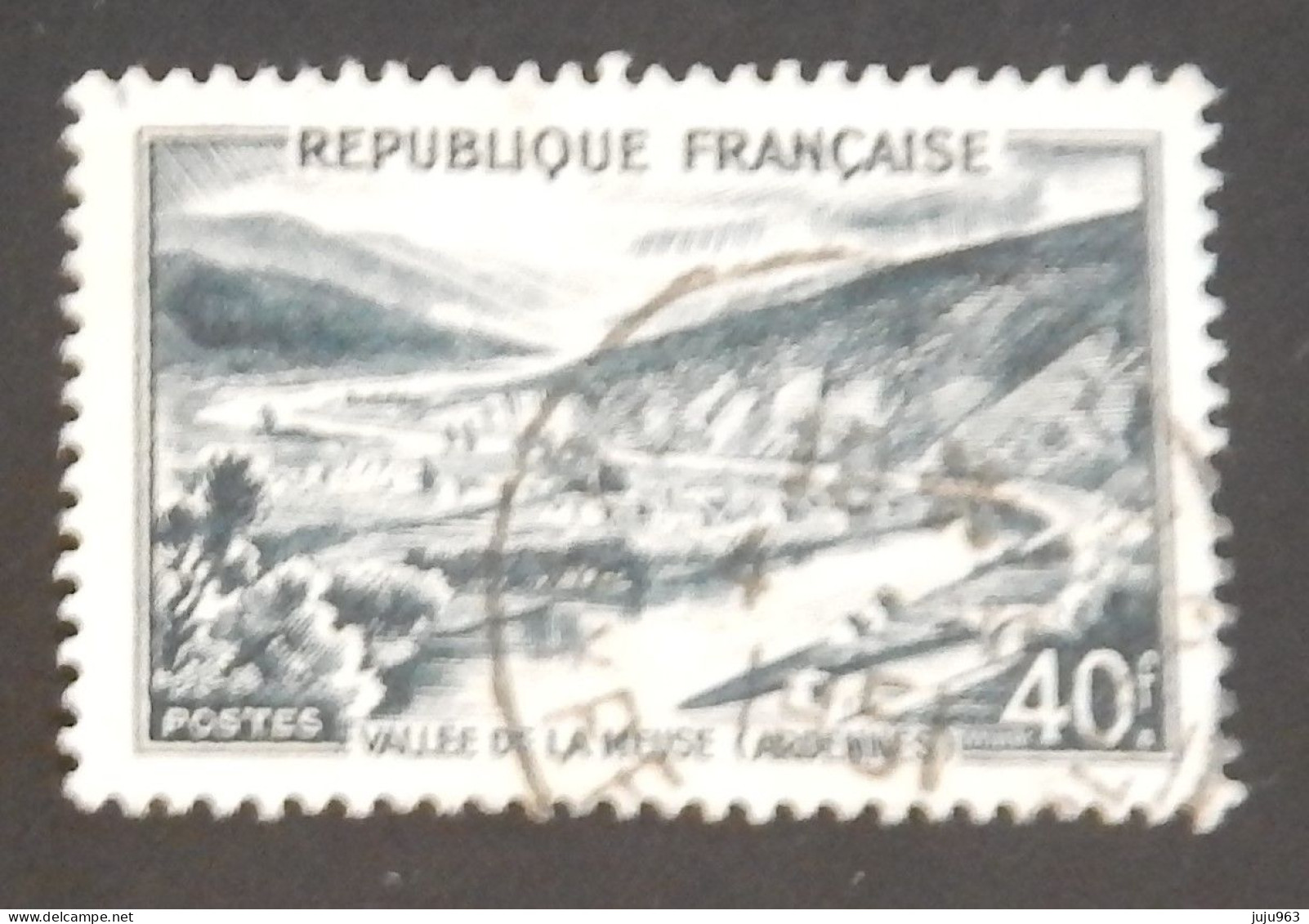 FRANCE YT 842 A OBLITERE "VALLEE DE LA MEUSE" ANNÉES 1949 - Used Stamps