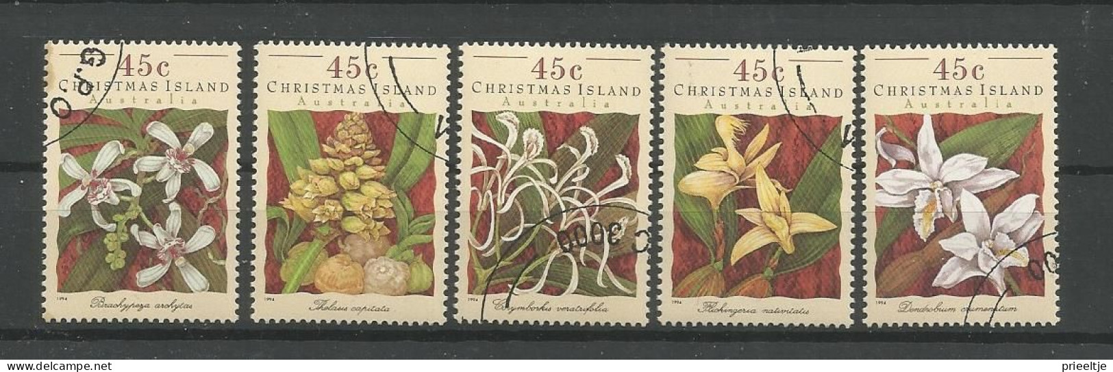 Christmas Island  1994 Orchids Y.T. 405/409 (0) - Christmas Island