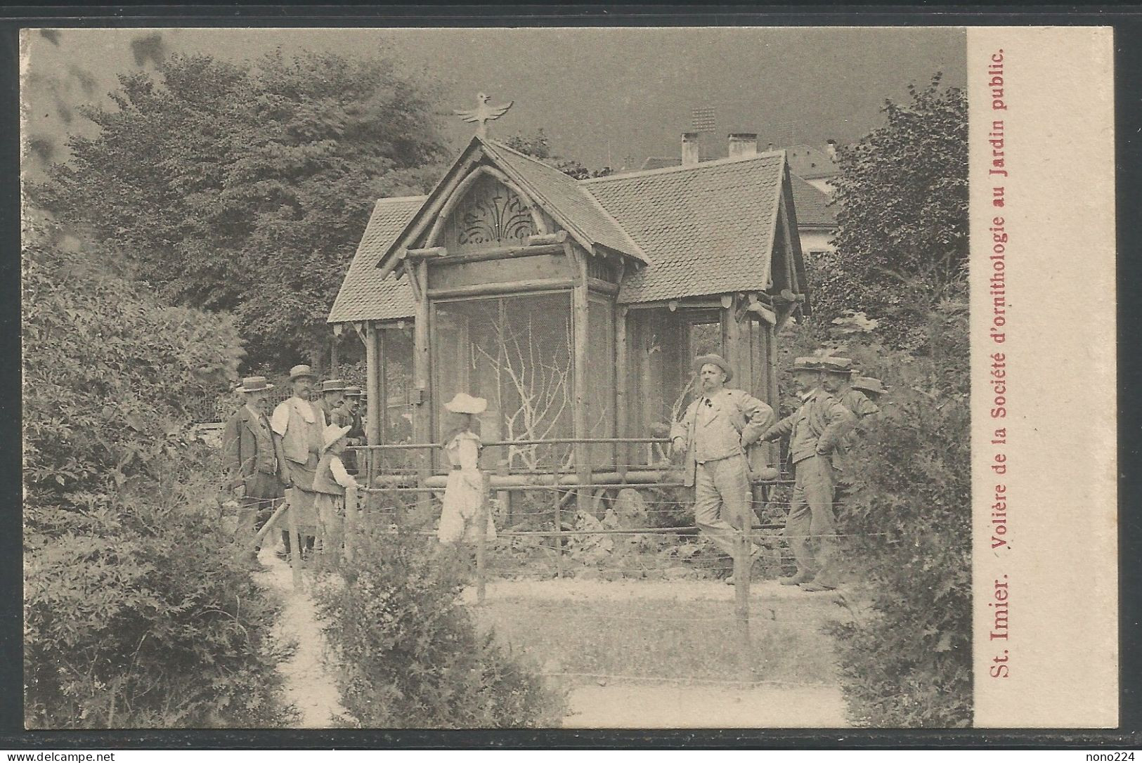 Carte P ( St. Imier / Volière De La Société D'ornithologie Au Jardin Public ) - Saint-Imier 