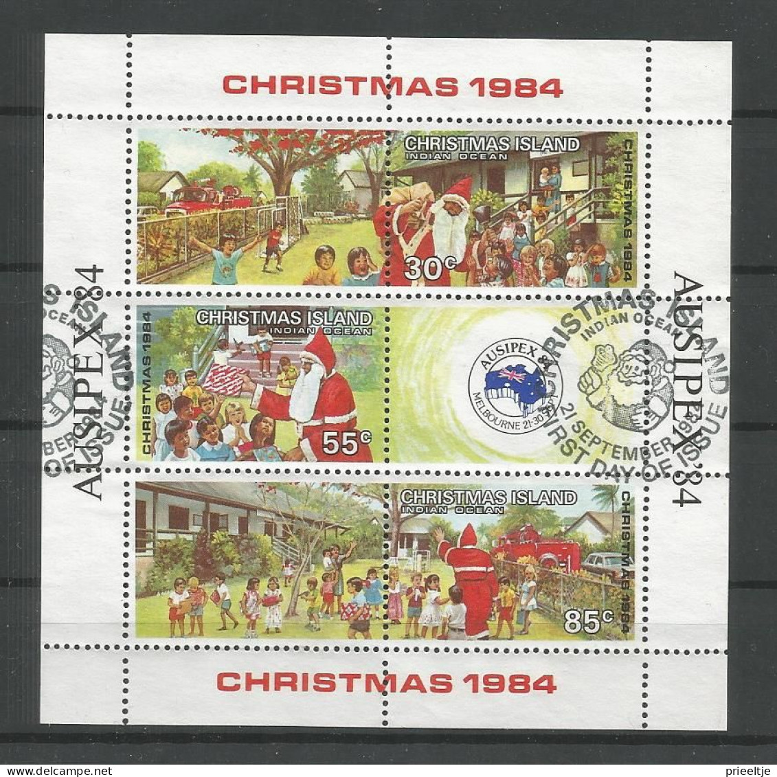 Christmas Island  1984 Christmas S/S Y.T. BF 3 (0) - Christmaseiland