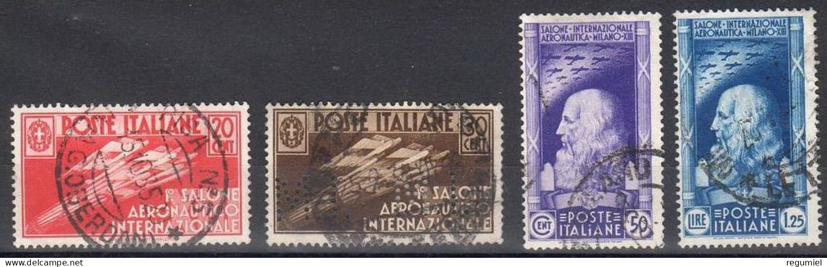Italia U  364/367 (o) Usado 1935 - Used