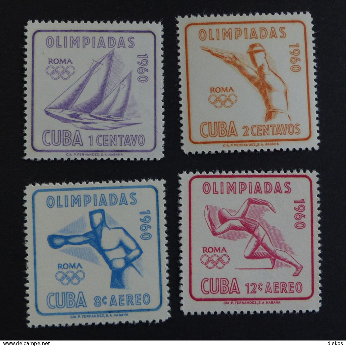 Kuba Michel: 669 -72 Olympic Summer Games Rome, Sport   **  MNH   #6456 - Ongebruikt