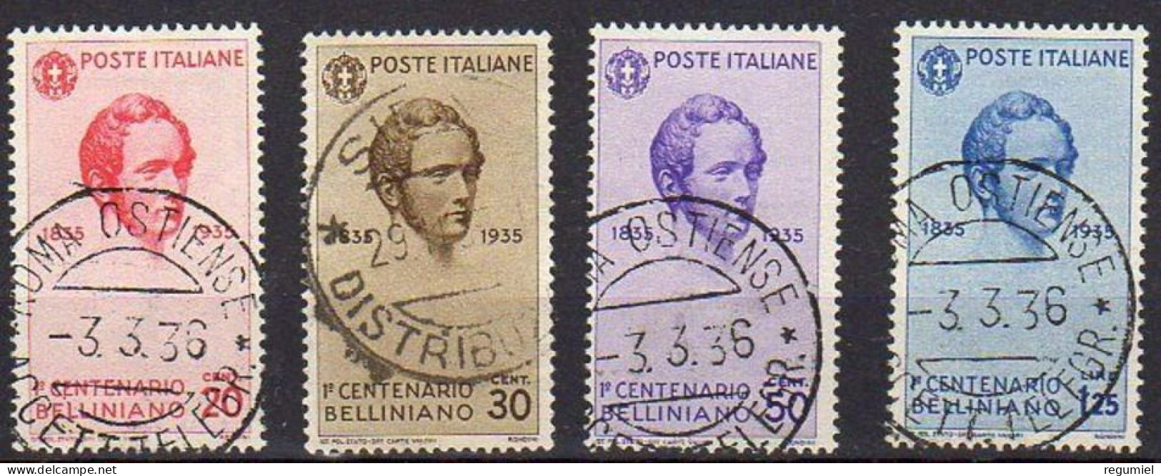 Italia U  368/371 (o) Usado 1935 - Gebraucht