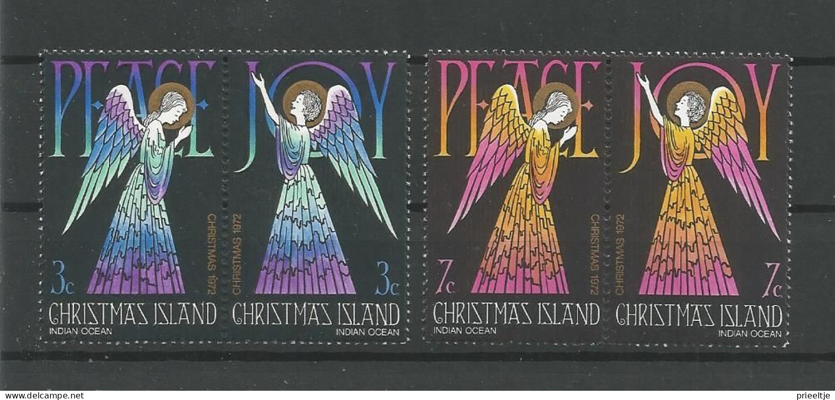 Christmas Islands  1972 Christmas Y.T. 55/58 ** - Christmaseiland