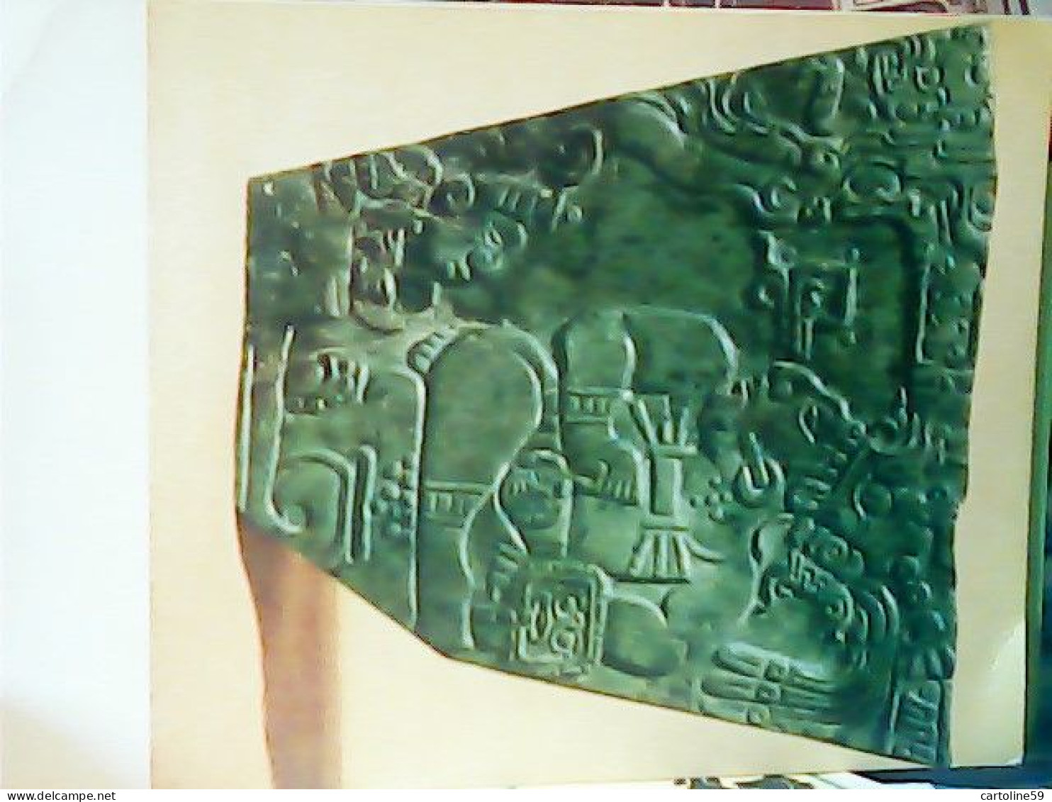Mexique- MEXICO MUSEUM  BRITISH LONDON MAYA JADE PLAQUE N1965  JU5067 - México