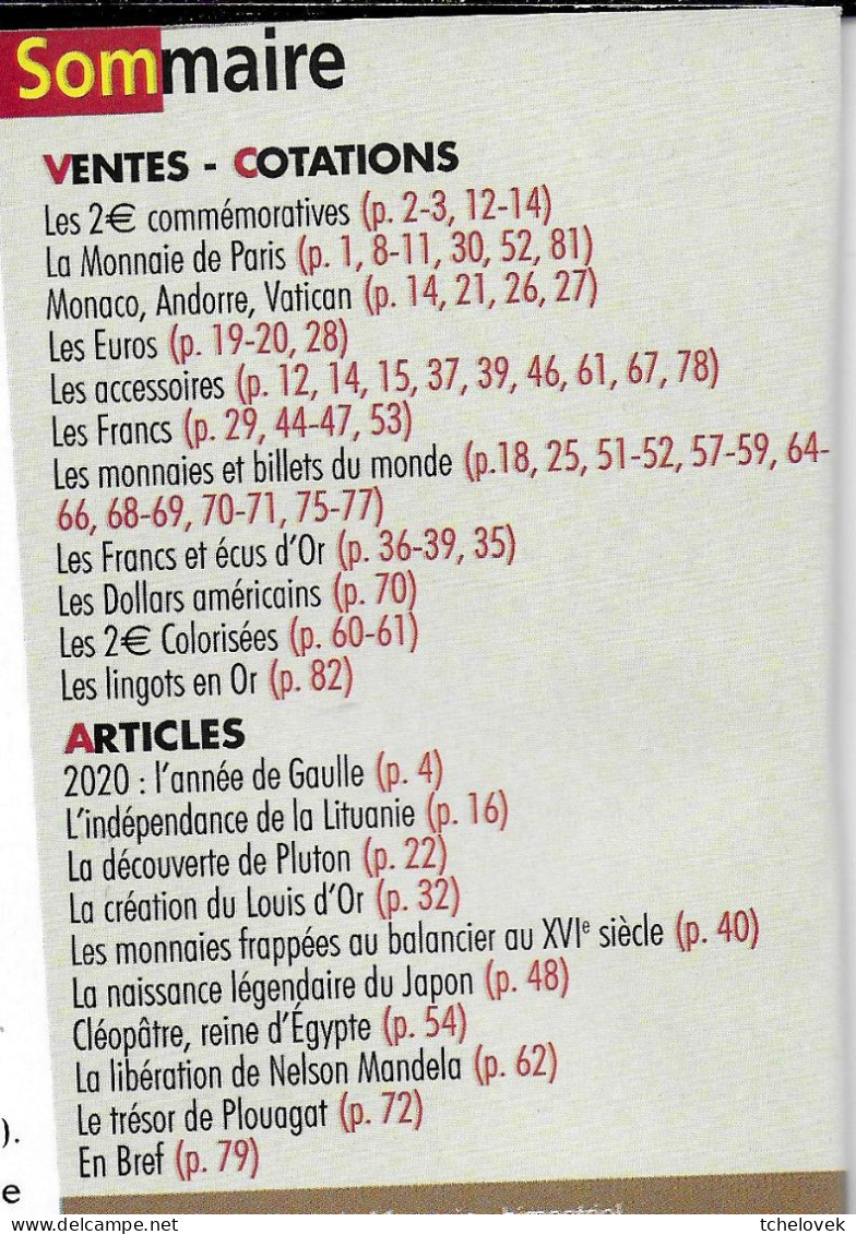 (Livres). Euro Et Collections N° 83 De Gaulle & 84 Schtroumpfs & 85 & 86 Chirac - Livres & Logiciels