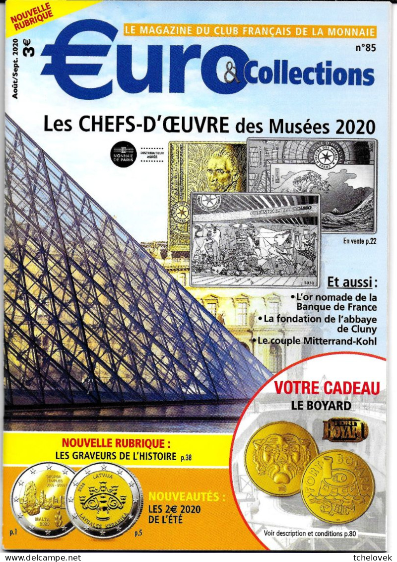 (Livres). Euro Et Collections N° 83 De Gaulle & 84 Schtroumpfs & 85 & 86 Chirac - Books & Software