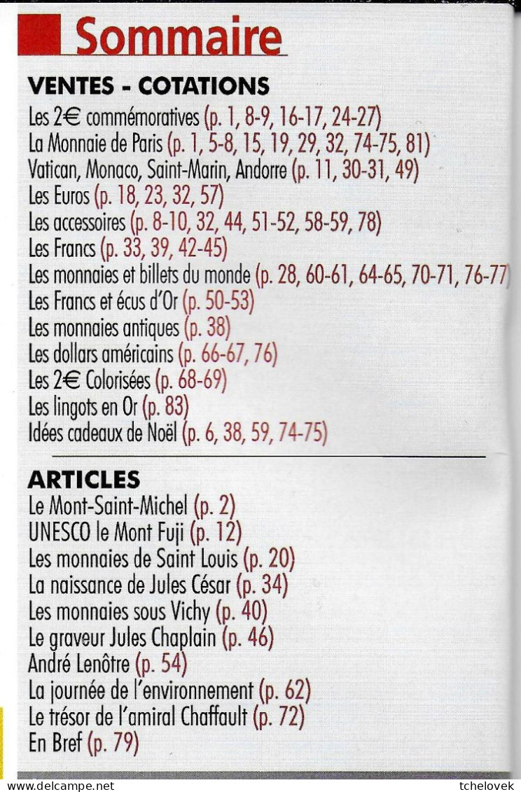 (Livres). Euro et collections n° 83 De Gaulle & 84 Schtroumpfs & 85 & 86 Chirac