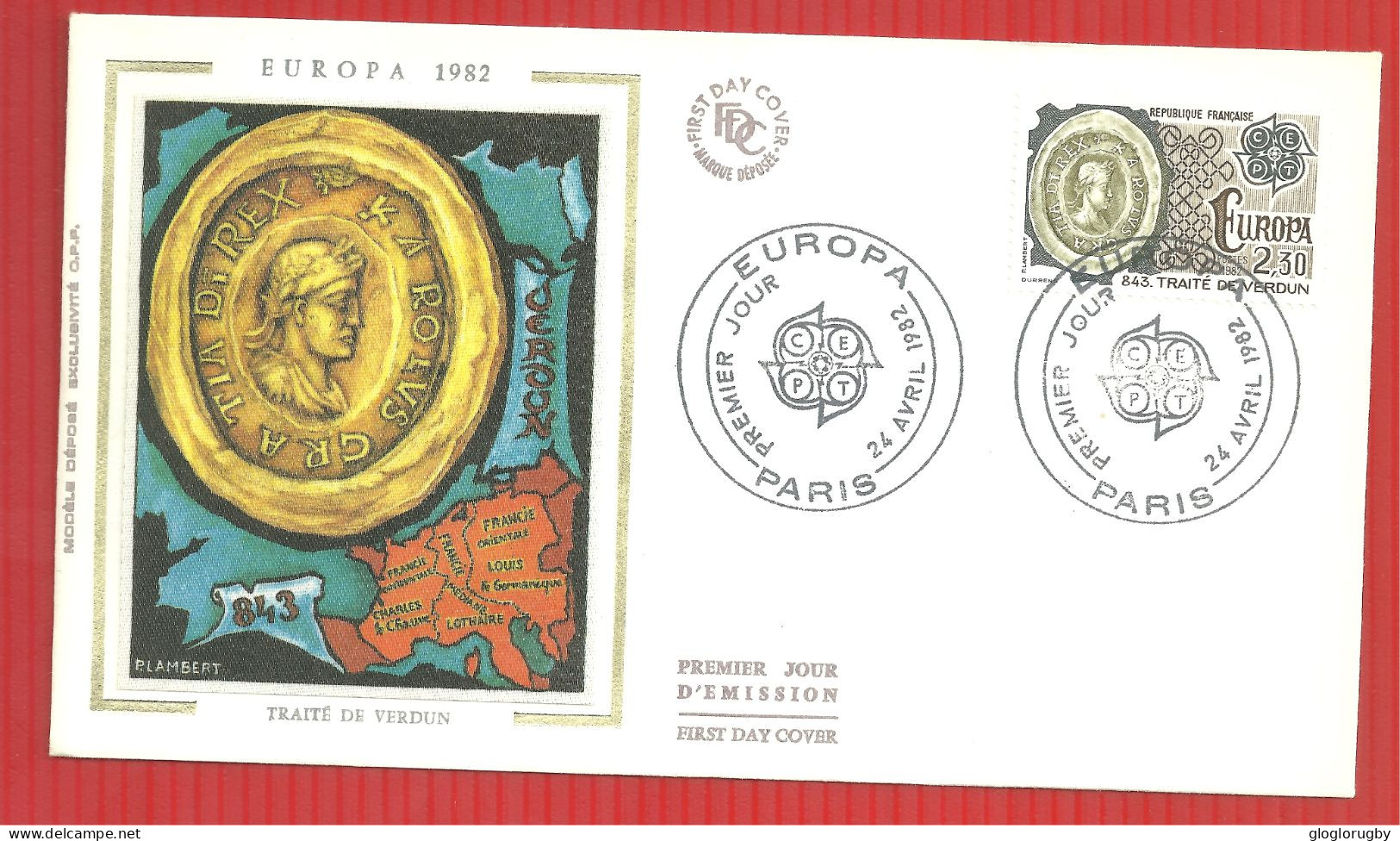 FDC EUROPA 1982 - 1982