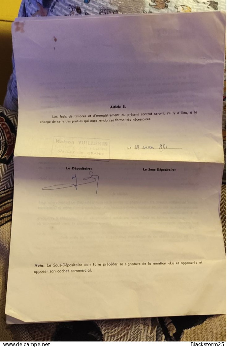 Ancien Contrat Héliogaz Doubs Crosey Le Petit - Elektriciteit En Gas