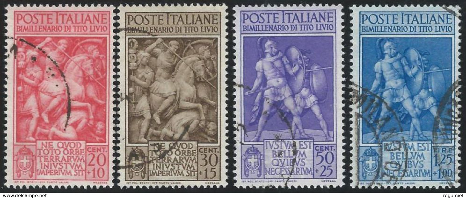 Italia U  438/441 (o) Usado 1941 - Used