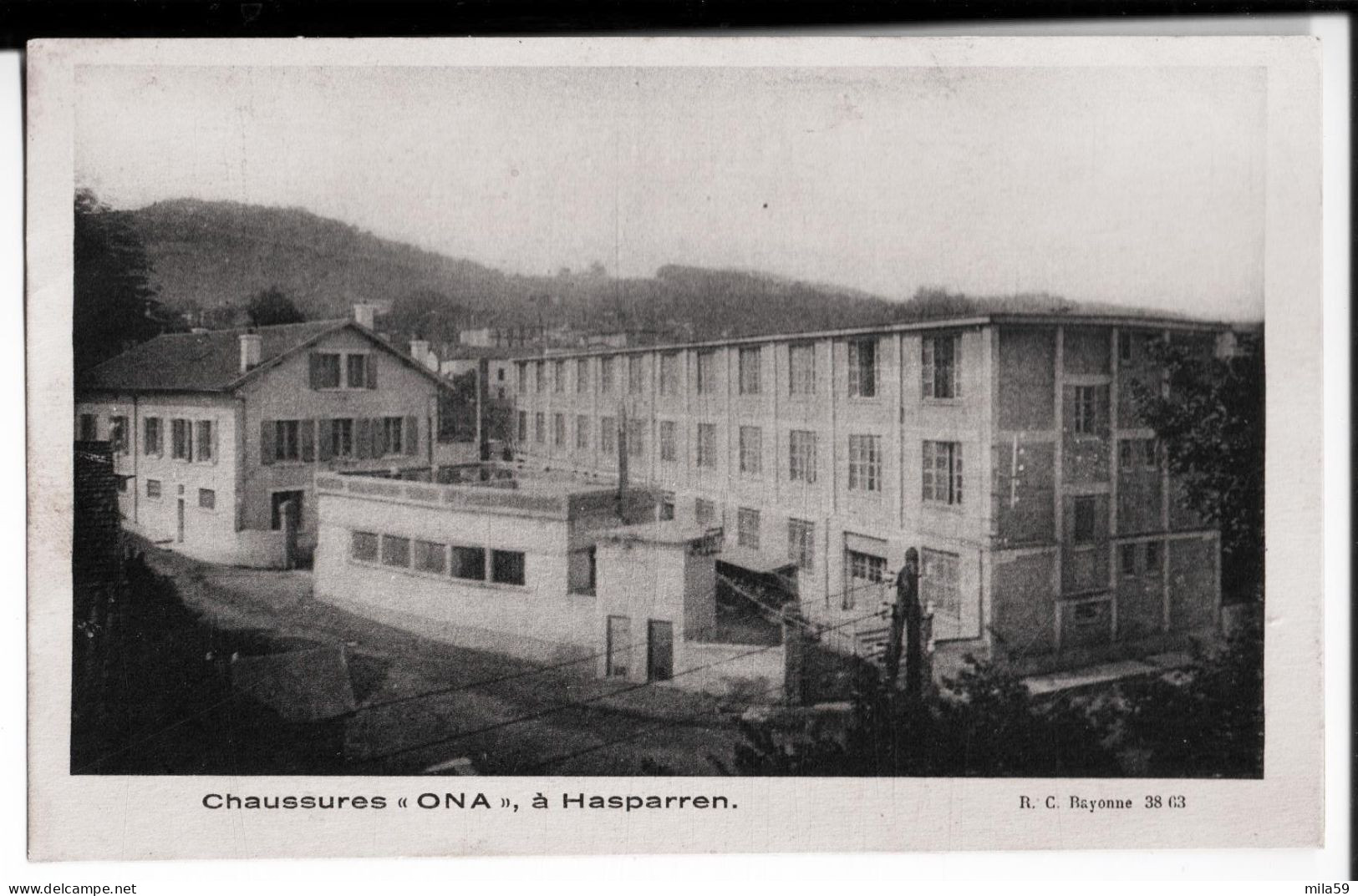 Chaussures "ONA" à Hasparren. De Louis Huron Représentant à Marseille à Ms. Delesty & Arguet Chaussures Tarascon. 1929. - Hasparren