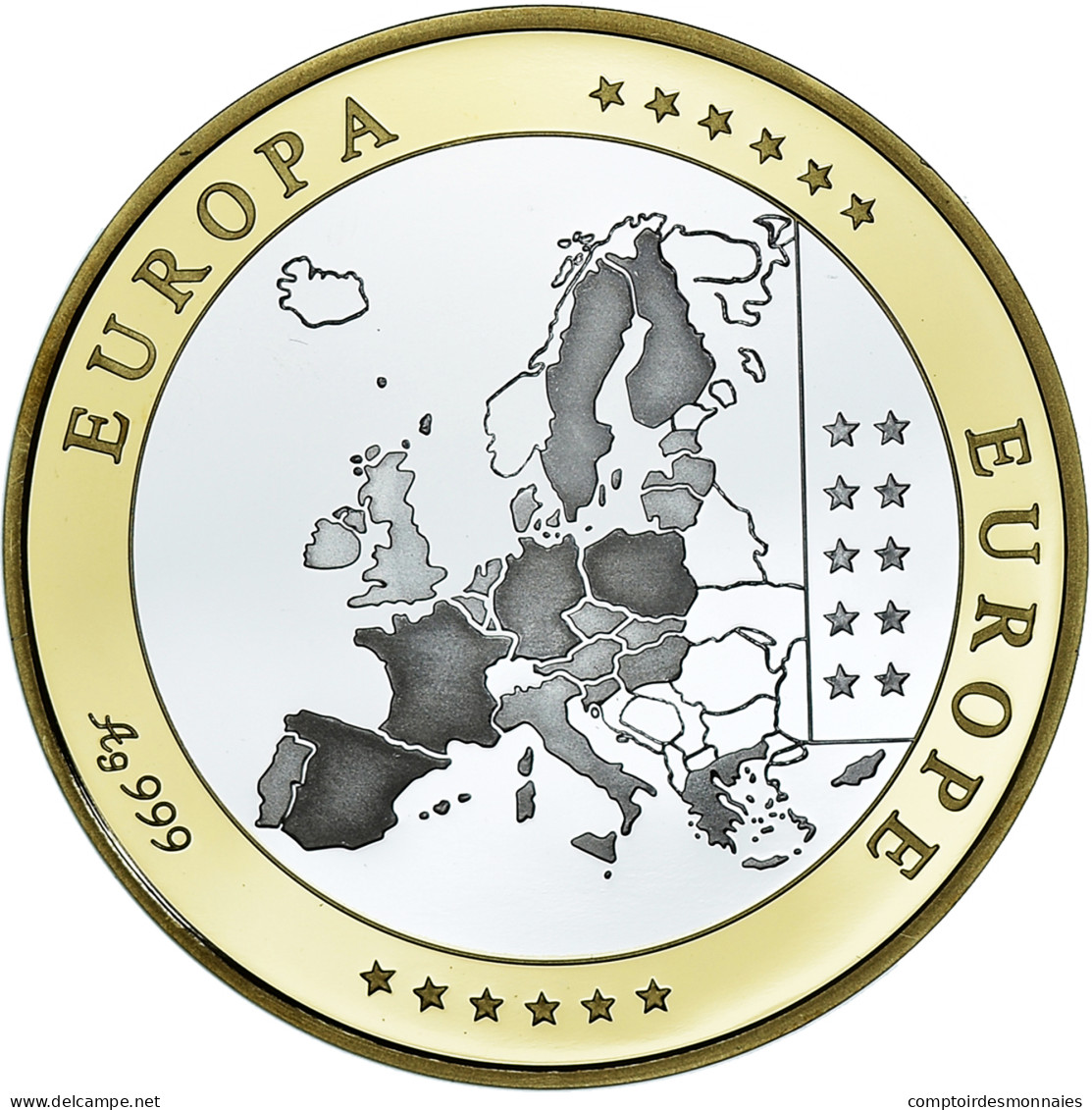 Saint Marin , Médaille, Euro, Europa, Politics, FDC, Argent - Andere & Zonder Classificatie