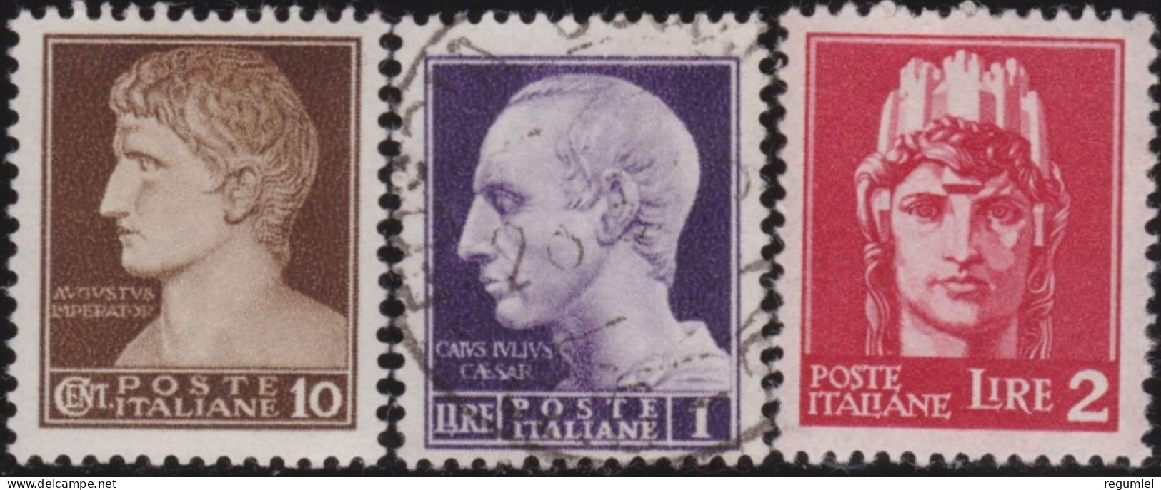 Italia U  478/480 (o) Usado 1945 - Used