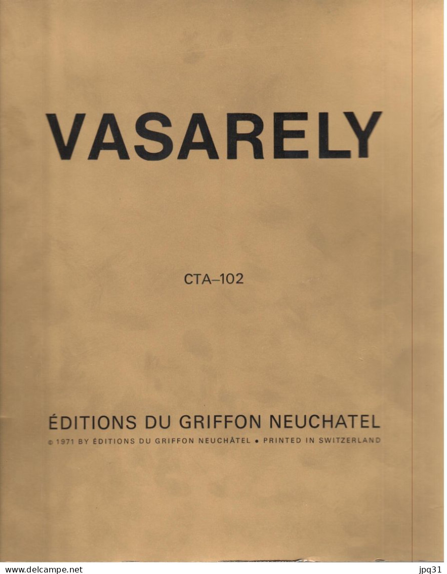 Vasarely - CTA-102 - étui 10 Planches - Ed. Du Griffon 1971 - Sonstige & Ohne Zuordnung
