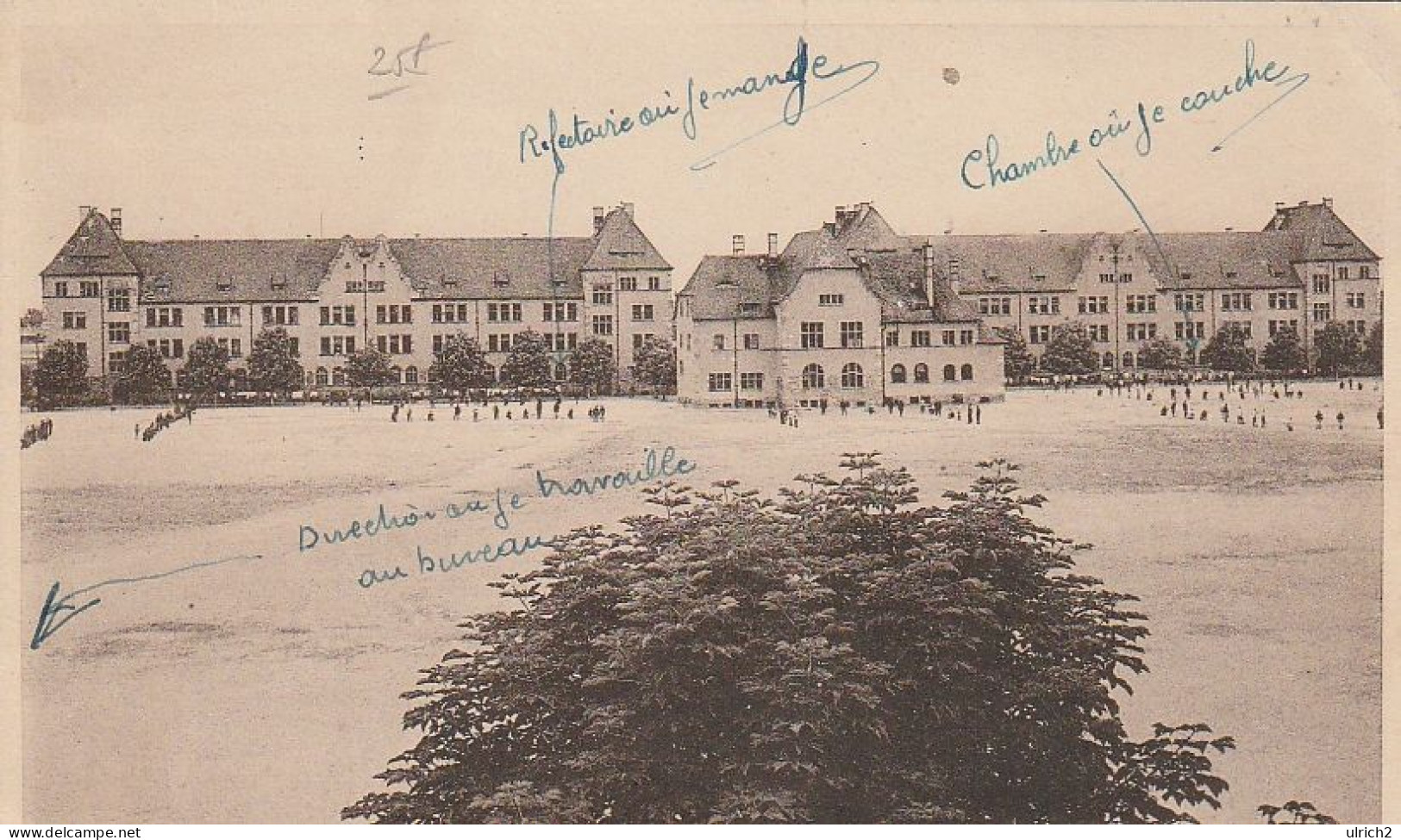 AK Neuf-Brisach - La Caserne Abatucci - Ca. 1920  (68103) - Neuf Brisach