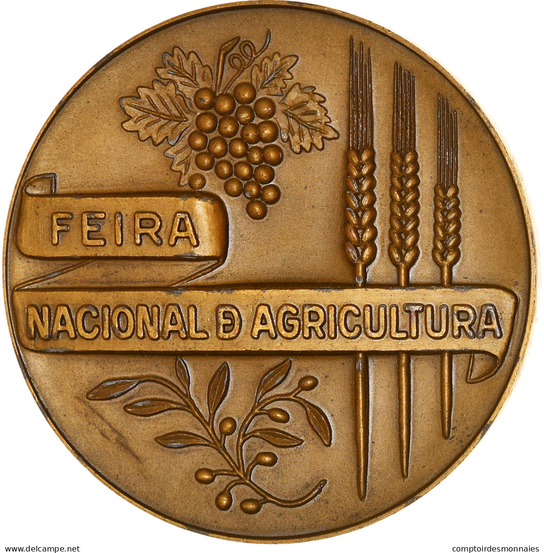 Portugal, Médaille, III Concurso Nacional De Bovinos, Santarém, 1973, Leonel - Andere & Zonder Classificatie