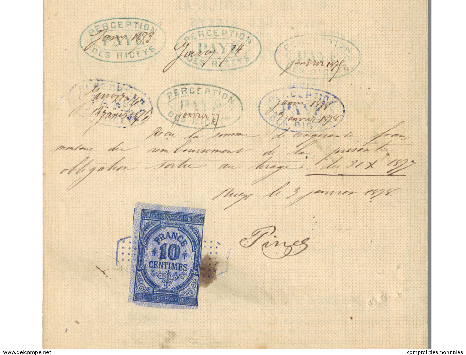 Billet, France, 50 Francs, 1872, SPL - Bonds & Basic Needs