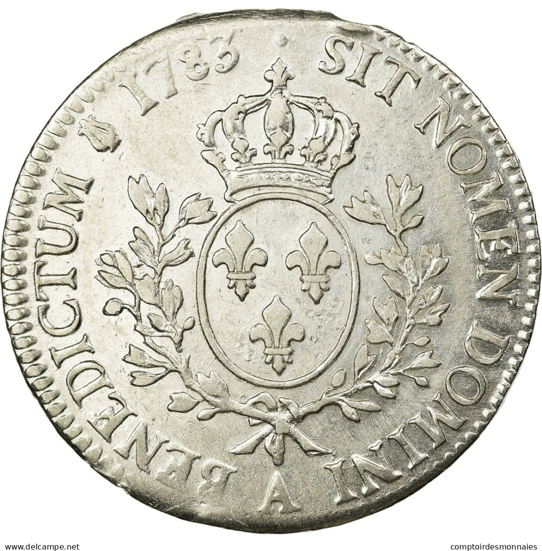 Monnaie, France, Louis XVI, Écu Aux Branches D'olivier, Ecu, 1783, Paris, TTB - 1774-1791 Louis XVI