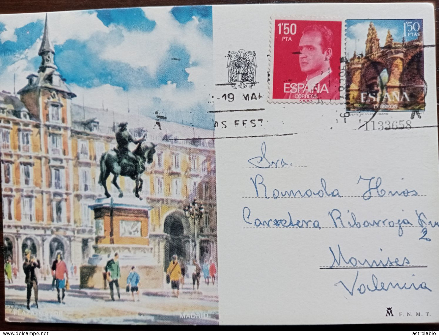 Vista De Madrid, Entero Postal CP Circulado - 1931-....