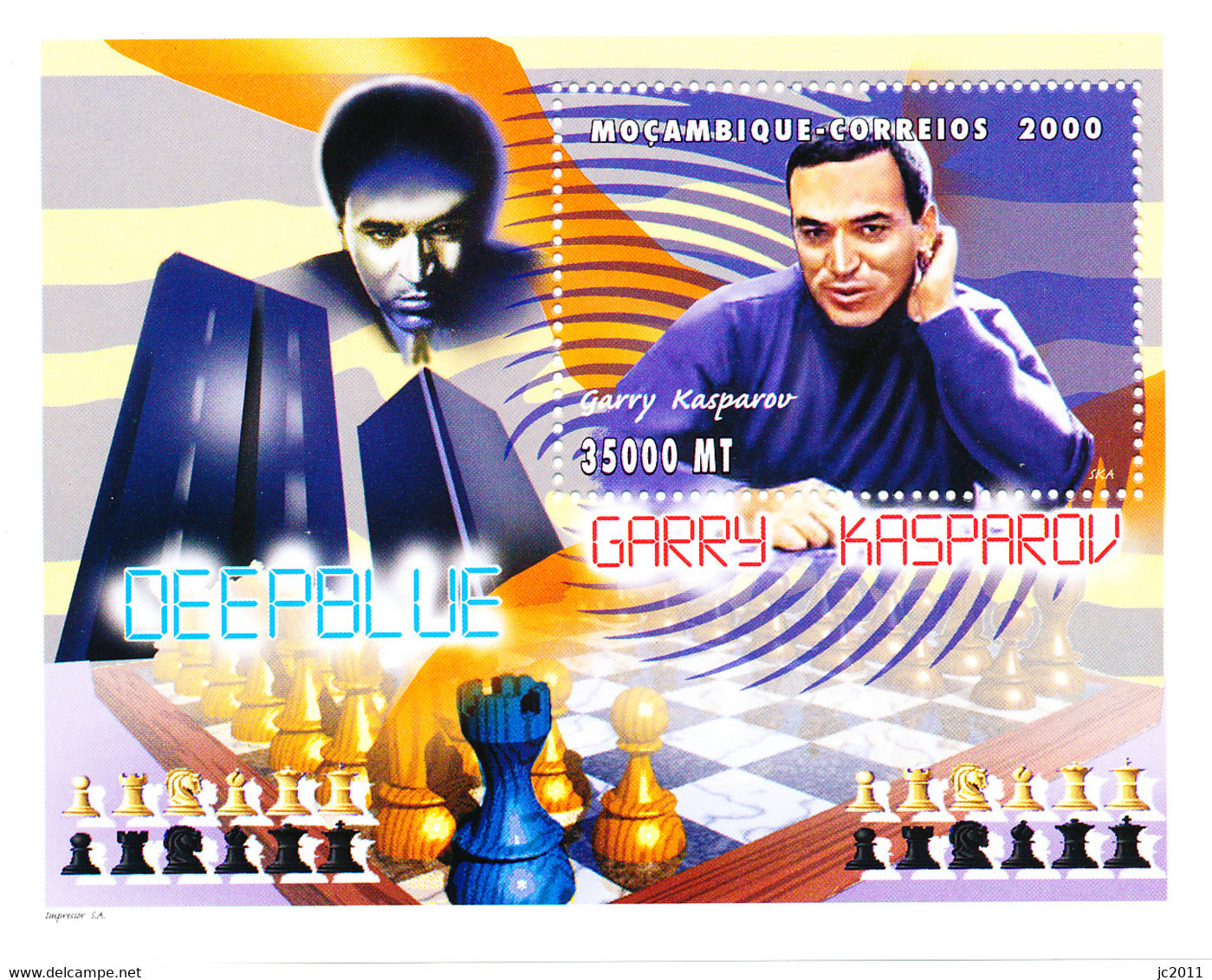 Mozambique - 2000 - Chess - MNH - Mozambique