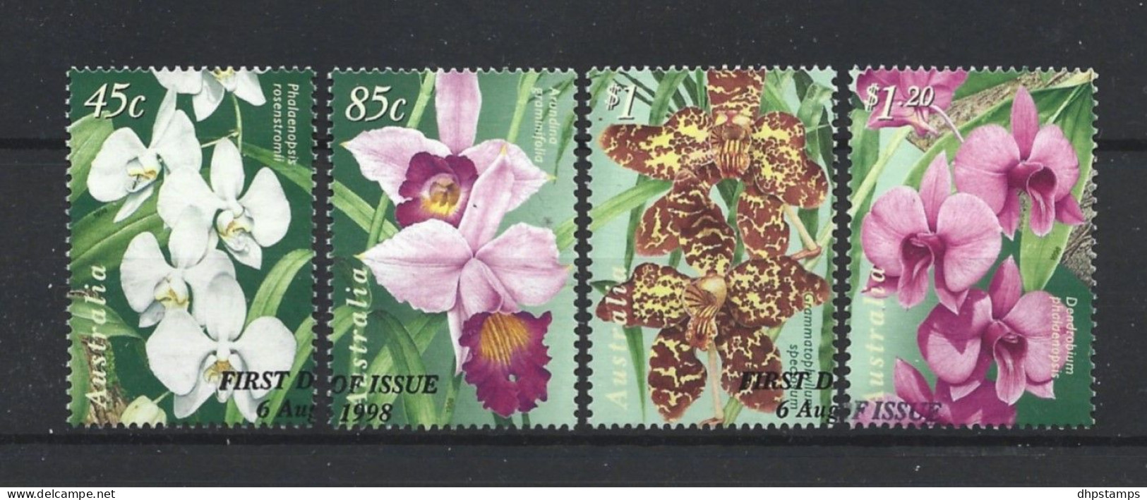 Australia 1998 Orchids Y.T. 1689/1692 (0) - Oblitérés