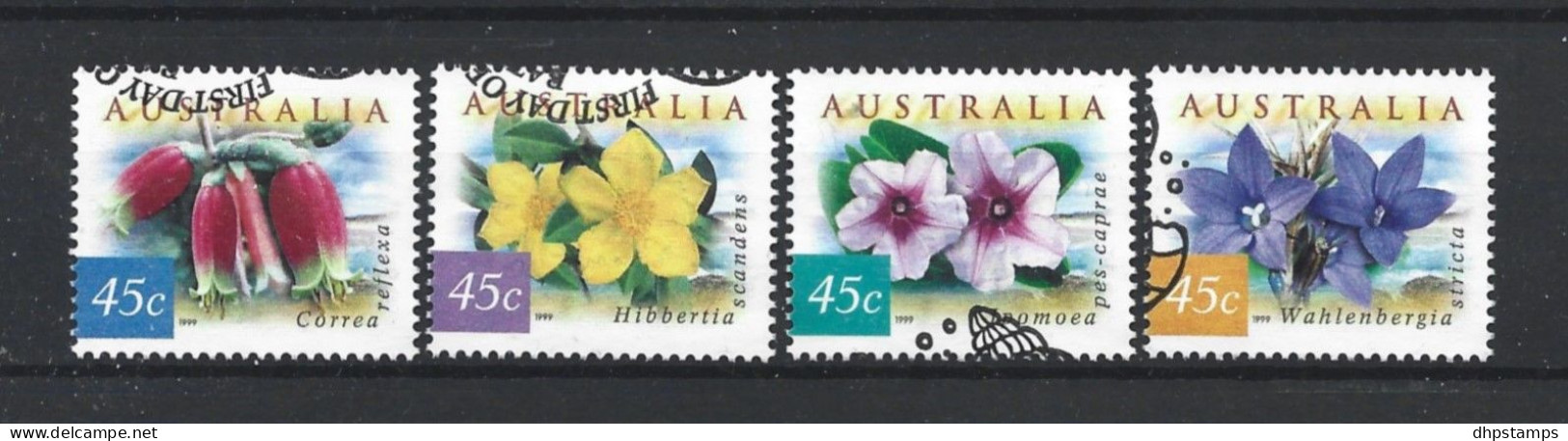 Australia 1999 Flowers Y.T. 1737/1740 (0) - Gebraucht