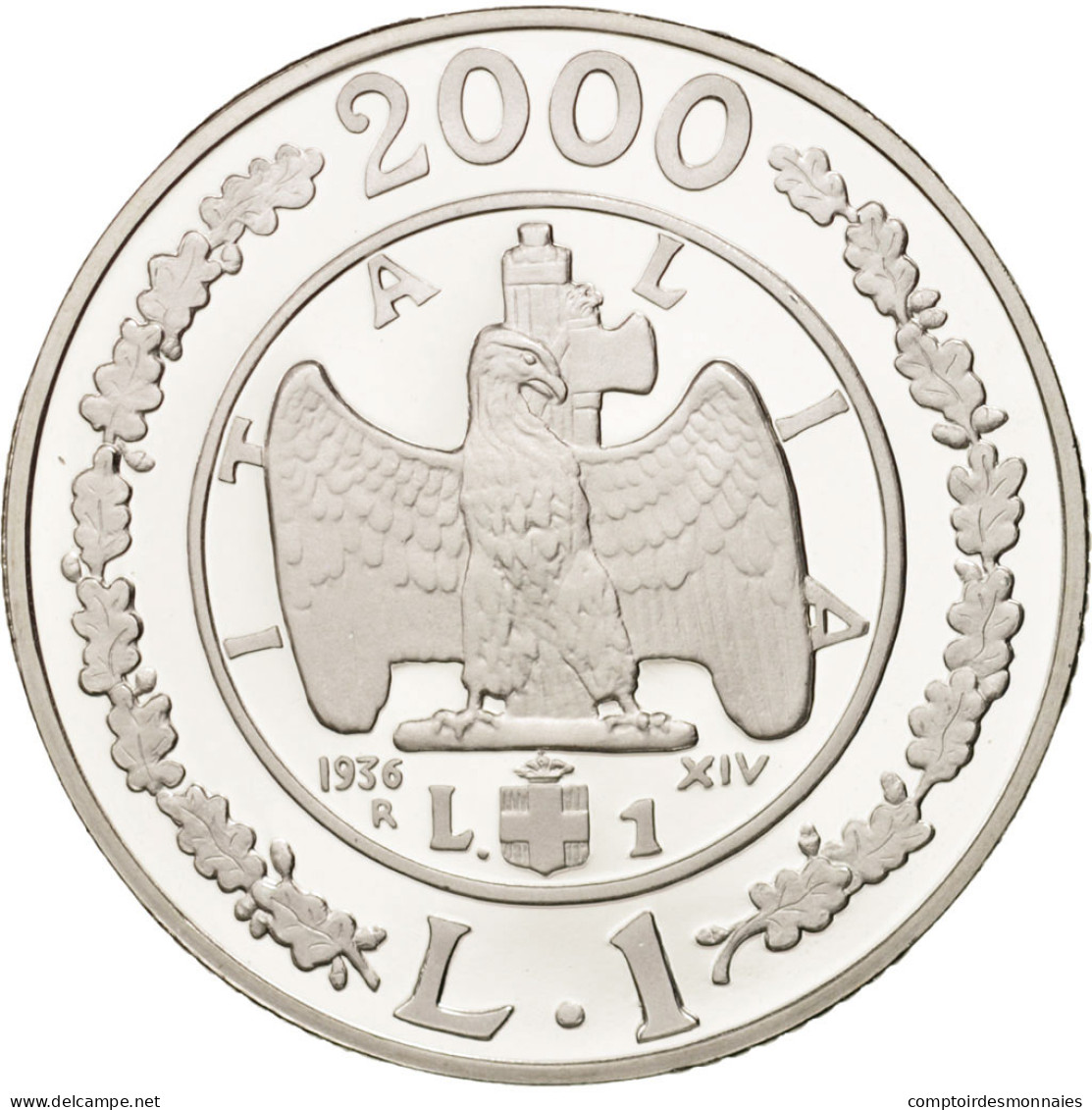 Monnaie, Italie, Lira, 2000, Rome, FDC, Argent, KM:207 - Gedenkmünzen