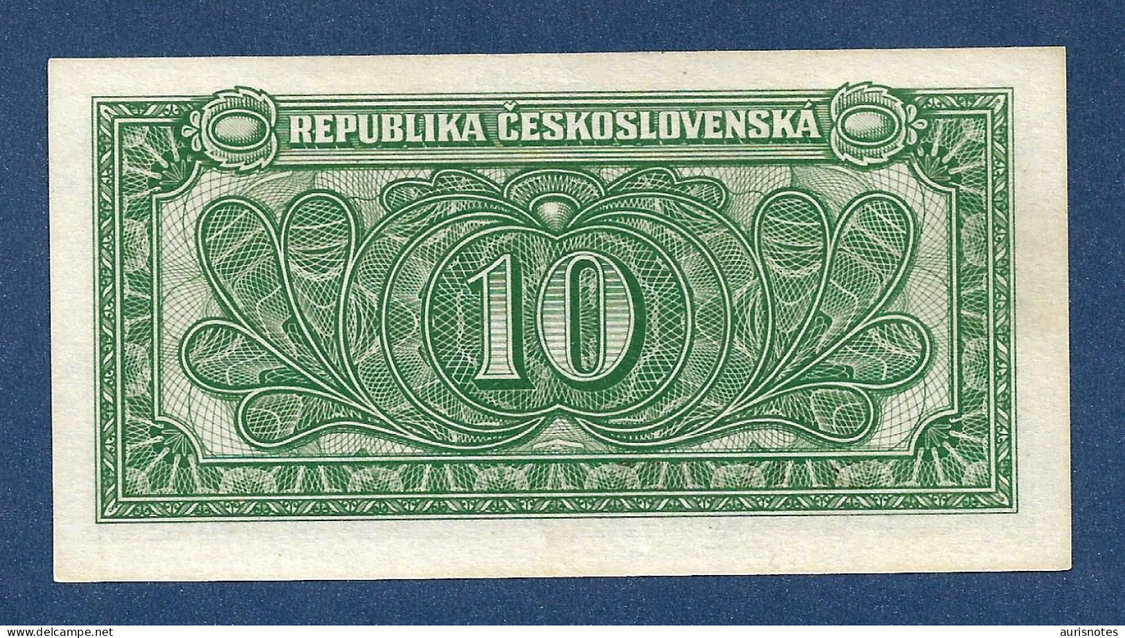 Czechoslovakia 10 Korun 1950 Not Perforated P69a UNC- - Czechoslovakia