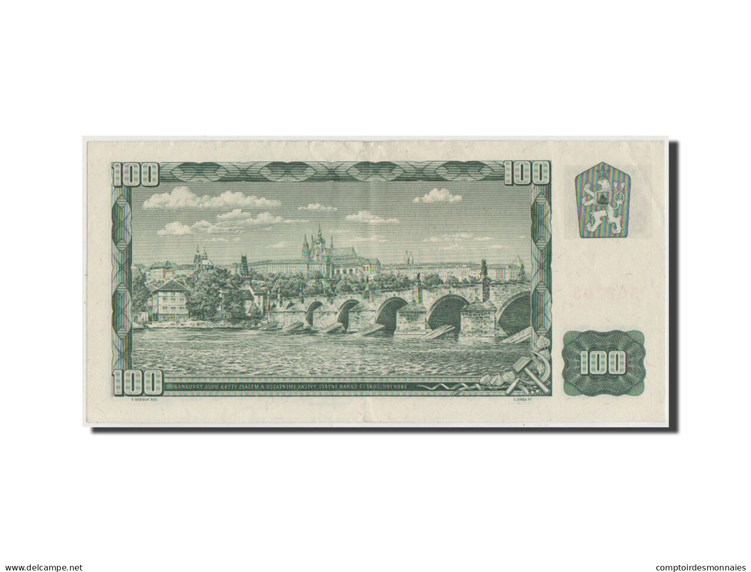 Billet, République Tchèque, 100 Korun, 1993, TTB+ - Tsjechië