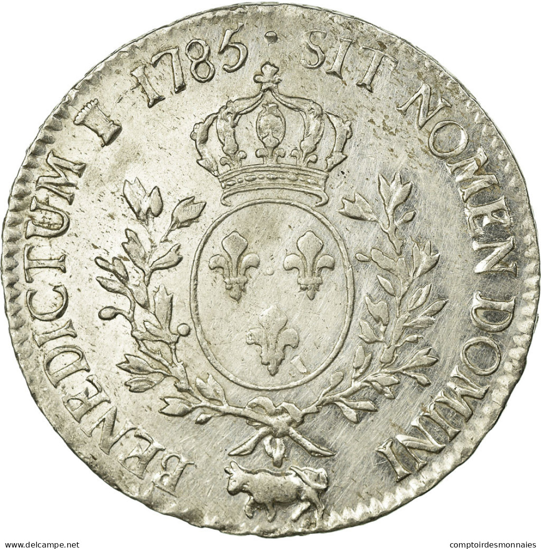 Monnaie, France, Louis XVI, Écu De Béarn Aux Branches D'olivier, Ecu, 1785 - 1774-1791 Luis XVI